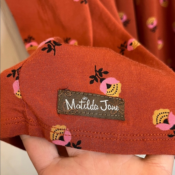 Matilda Jane Isn’t It Lovely Faux Wrap Dress L - Picture 7 of 7